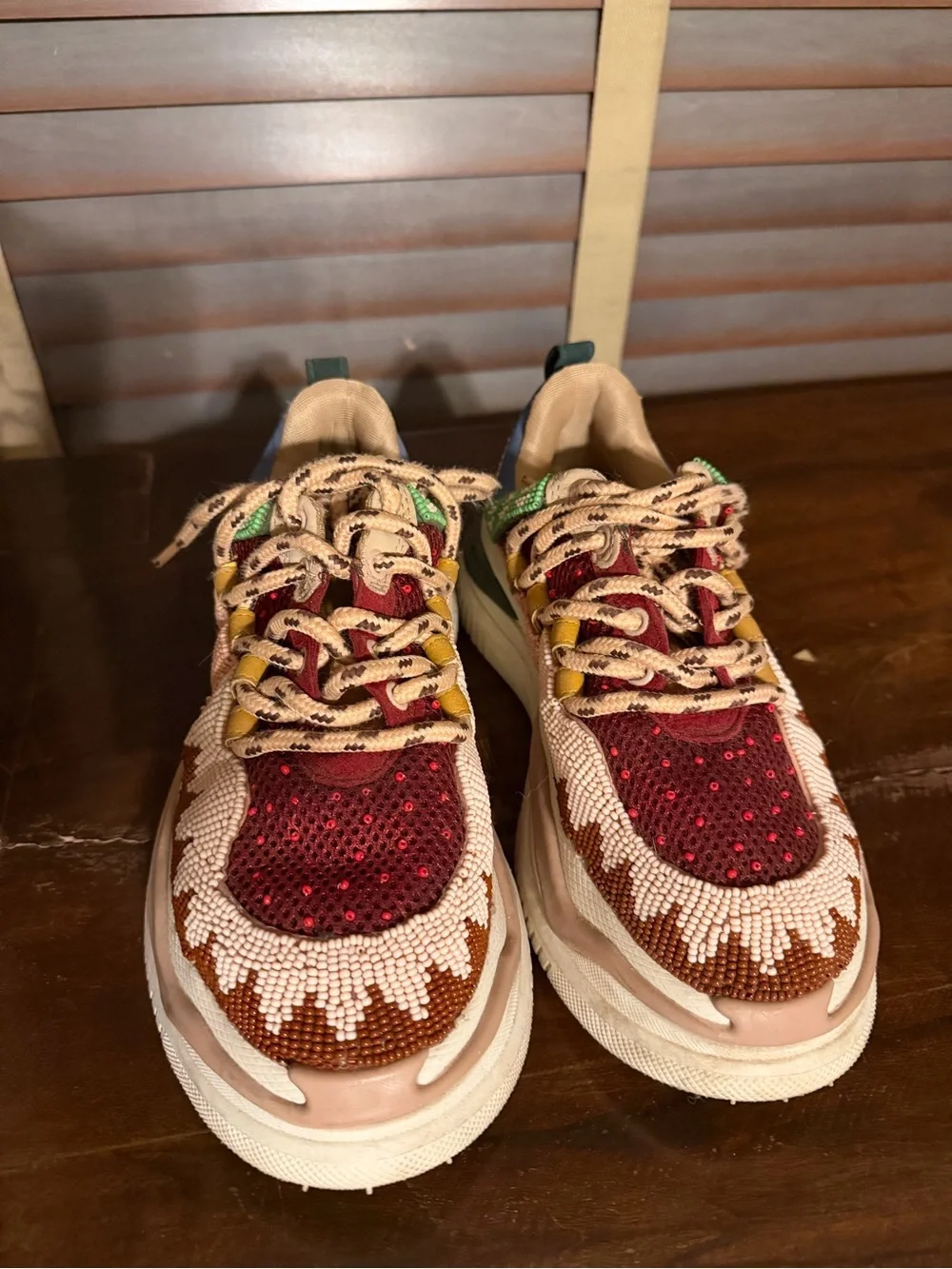 Farm Rio Beaded Chunky Sneakers